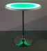 Green Color 30 Inch Round Glow Highboy Table